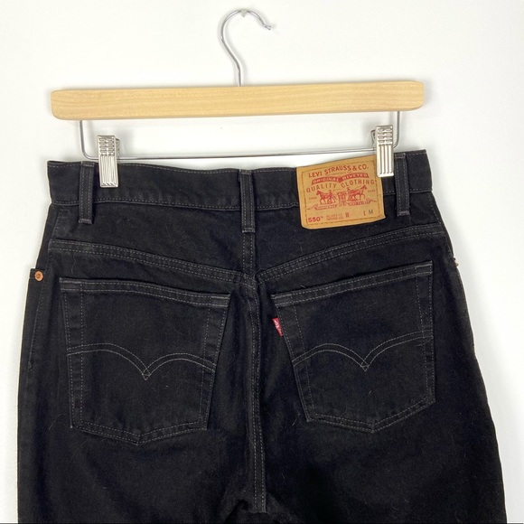 Vintage 90s Black 550 Levis - Picture 4 of 8